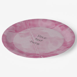 Prato De Papel Superfície cerâmica de Azulejo simples Rosa qualqu