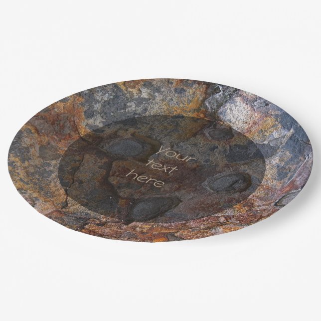 Prato De Papel Superfície da rocha de Sedementary da geologia (Inclinado)