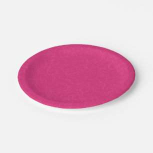 Prato De Papel Superfície rosa texturizada com padrão sutil de re