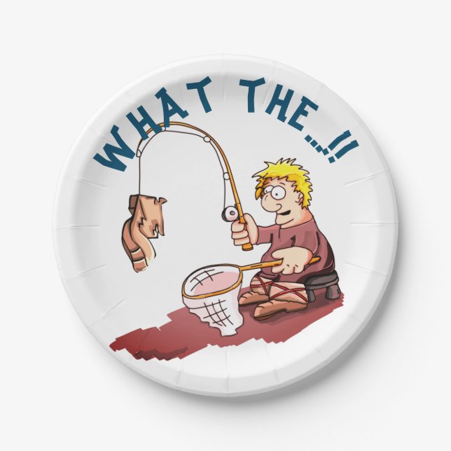 Prato De Papel Surpresa do Calçado de pesca (Frente)