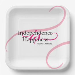 Prato De Papel Susan B Anthony Cote