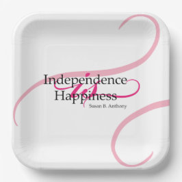 Prato De Papel Susan B Anthony Cote