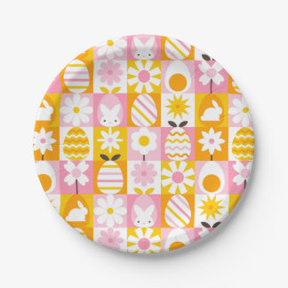 Prato De Papel Sweet Spring Easter Patchwork 