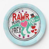 T-Rex em um Dia de os namorados bonito e engraçado
