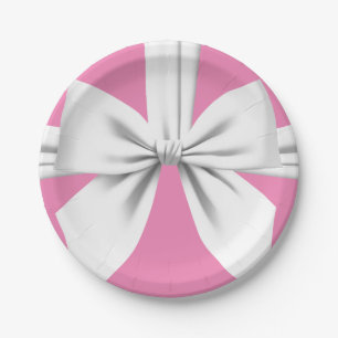 Prato De Papel Tableware Elegante Rosa Tiffany Birthday