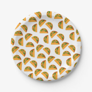 Prato De Papel Taco terça-feira