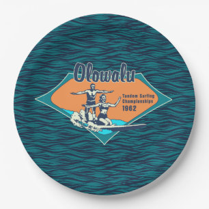 Prato De Papel Tandem Surfing Havaiana Surf