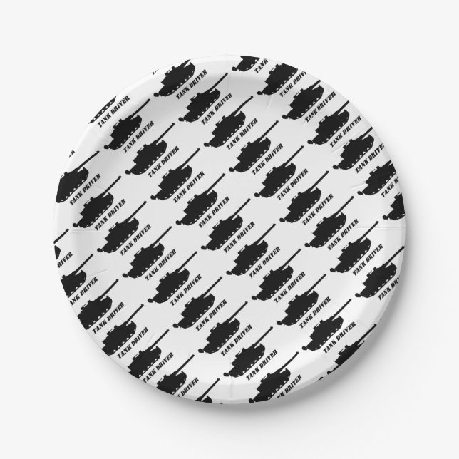 Prato De Papel . tanque motorista (Frente)