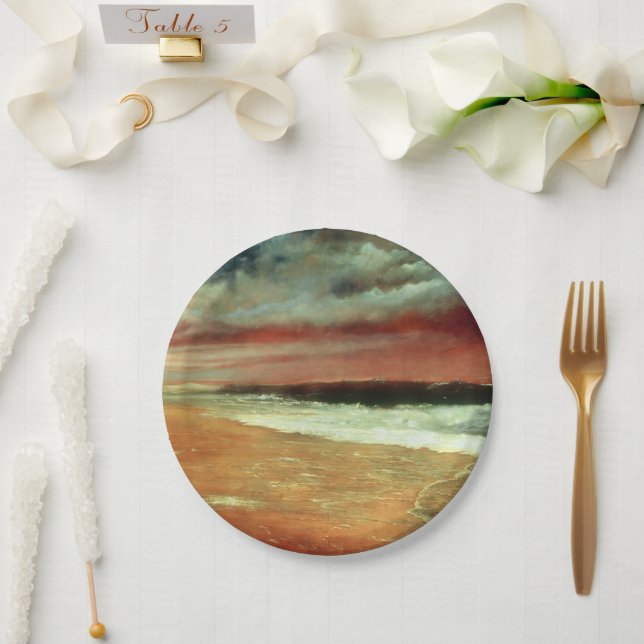 Prato De Papel Tarde da tarde pelo Mar - Joaquín Clausell (Casamento)