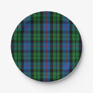Prato De Papel Tartan de Morrison do clã