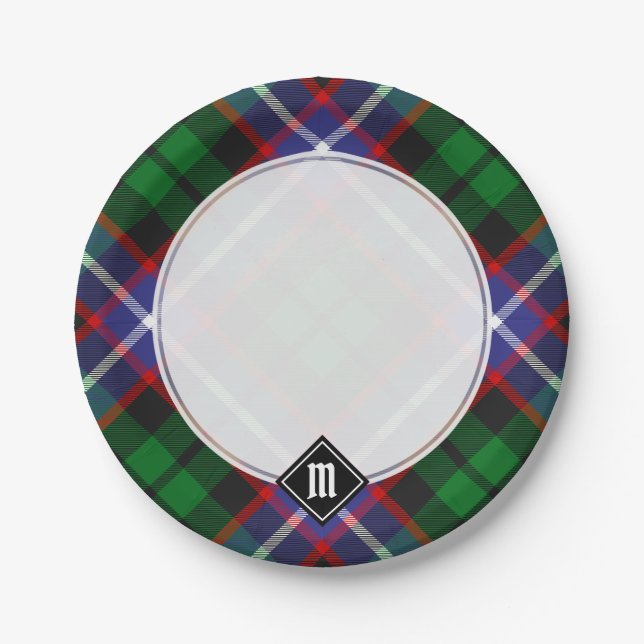 Prato De Papel Tartan do Clã Russell (Frente)