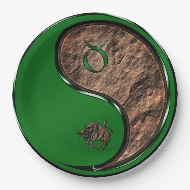 Prato De Papel Taurus the Bull (Frente)