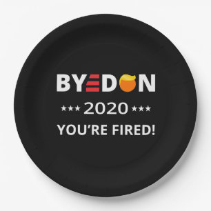 Prato De Papel Tchau Don 2020. Você está cansado! Funny Biden Har