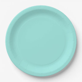 Prato De Papel Teal Baby & Co. Baby Shower Paper Plate