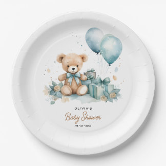 Prato De Papel Teddy Bear Podemos Ampliar Chá de fraldas De Esper