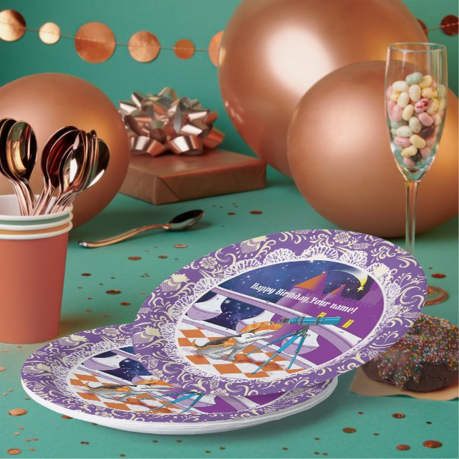 Prato De Papel telescópio de cães (Múltiplo)