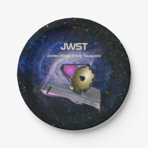 Prato De Papel Telescópio espacial JWST de James Webb