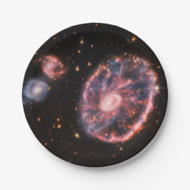 Prato De Papel Telescópio Espacial JWST James Webb Galaxy