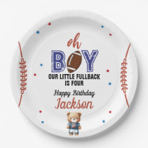 Tema de Futebol Oh Boy Aniversário