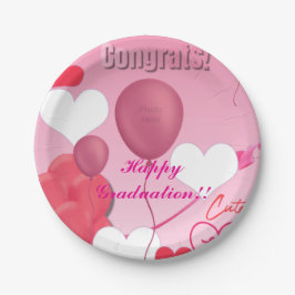 Prato De Papel Tema de Graduação