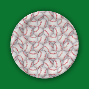 Prato De Papel Tema Esportivo Placas de Papel de Birthday Basebal