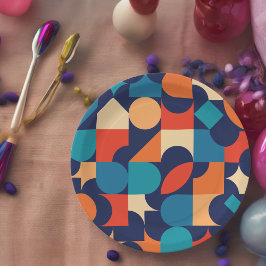 Prato De Papel Tema Retroativo