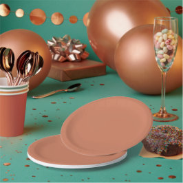 Prato De Papel Tendy Rustic Copper - Placas de Papel