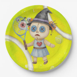 Prato De Papel Tênis Halloween criado para o Tênis Player