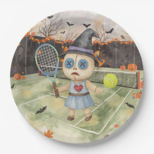 Prato De Papel Tênis Halloween para Tênis Player