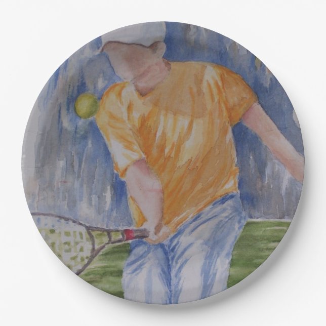 PRATO DE PAPEL TÊNIS PARTIDO (Frente)