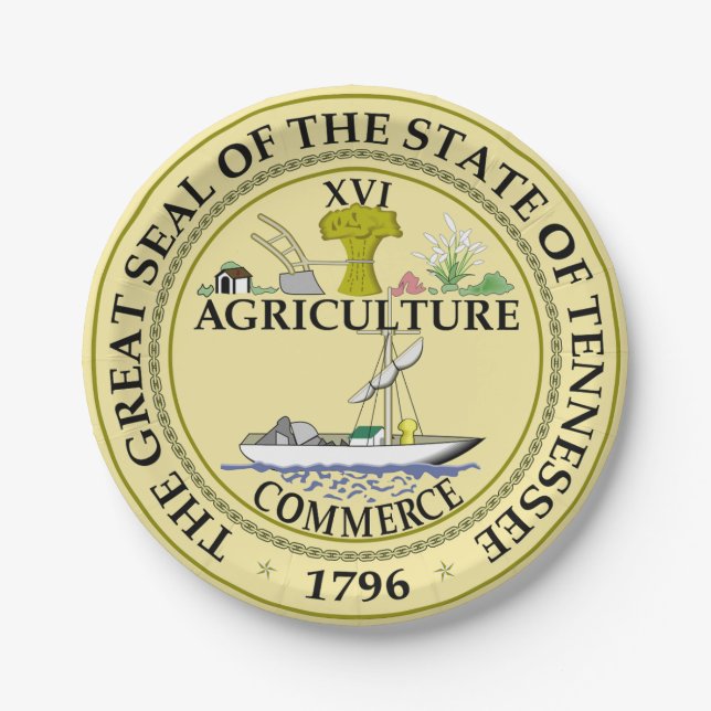 Prato De Papel Tennessee (Frente)