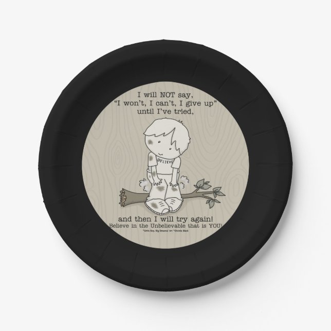 Prato De Papel Tentará Novamente (Frente)