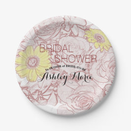 Prato De Papel Terra Cotta - Buquê Personalizado