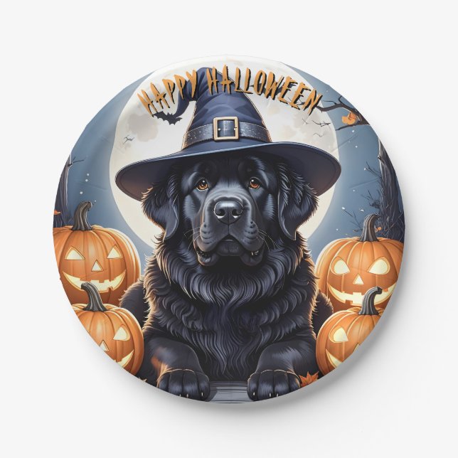 Prato De Papel Terra Nova Halloween (Frente)