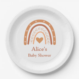 Prato De Papel Terracotta Gênero Costume do arco-íris neutro