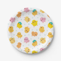 Teste padrão de bolinhas dos pintinhos do bebê