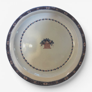 Prato De Papel Teste padrão Etruria Wedgwood c1900 de Boston