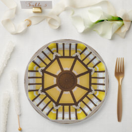 Prato De Papel Teto decorado na estação de Tóquio