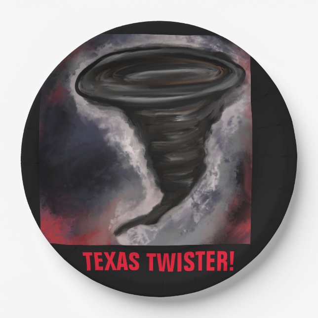 PRATO DE PAPEL TEXAS TWISTER (Frente)