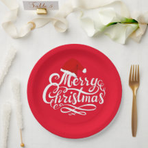 Texto moderno elegante da caligrafia santa, vermel