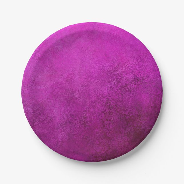 Prato De Papel Textura Roxa (Frente)