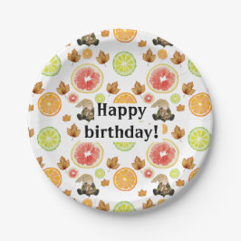 Prato De Papel Thanksgiving Decor Fall Farmhouse 