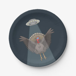 Prato De Papel Thanskgiving Turkey Saved by Aliens