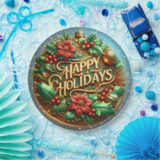 Prato De Papel The Christmas Table