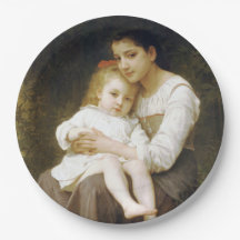 The Elder Sister (por William Bouguereau)