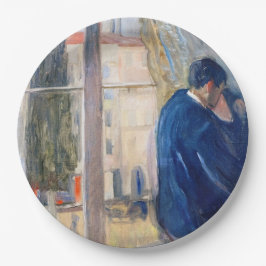 Prato De Papel The Kiss (por Edvard Munch)