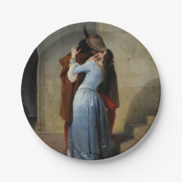 Prato De Papel The Kiss (por Francesco Hayez)