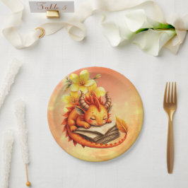 Prato De Papel The Little Mystic Dragon. 