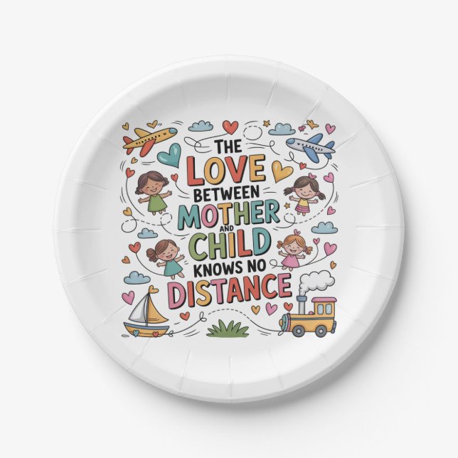 Prato De Papel The Love Between Mother And Child (Frente)