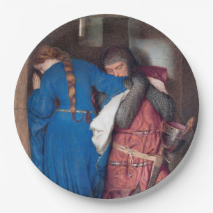 Prato De Papel The Meeting on Turret Stairs (por F.W. Burton)